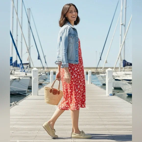 Sperry Slimboat Leather Boat Shoes Light Yellow Women’s US Size 11 New in Box - Picture 3 of 11